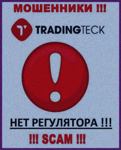 На сайте лохотронщиков TradingTeck Com нет ни намека о регуляторе указанной компании !!!