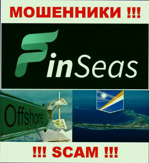 Finseas Com специально зарегистрированы в офшоре на территории Marshall Island - это МОШЕННИКИ !!!