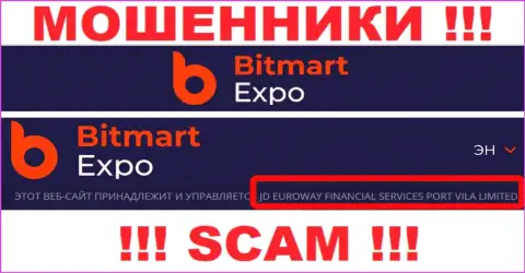 Инфа о юридическом лице интернет мошенников Bitmart Expo