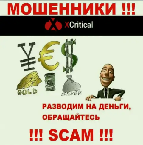 XCritical Com - раскручивают валютных трейдеров на денежные вложения, БУДЬТЕ ОЧЕНЬ ОСТОРОЖНЫ !!!