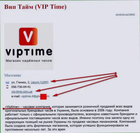 Жуликов представил SEO оптимизатор, который владеет веб-сайтом вип-тайм ком юа (продают часы)