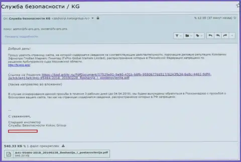 Kokoc Com отмывают имидж мошенников FxPro
