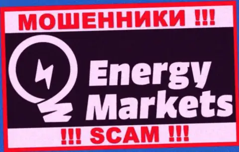 Логотип ОБМАНЩИКОВ Energy-Markets Io