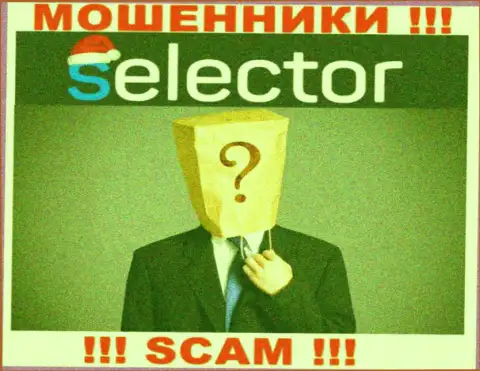 Нет возможности узнать, кто является непосредственными руководителями компании Selector Gg - это явно мошенники