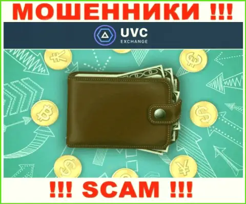 Крипто кошелек - конкретно в этом направлении оказывают услуги internet-мошенники UVC Exchange