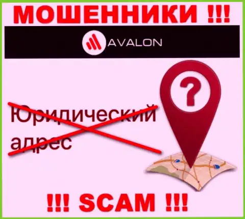 Выяснить, где именно официально зарегистрирована компания AvalonSec нереально - информацию об адресе старательно скрывают
