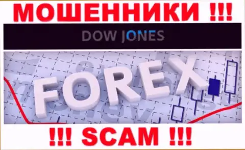 Dow Jones Market заявляют своим доверчивым клиентам, что трудятся в сфере Форекс