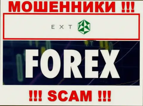 Форекс - это направление деятельности обманщиков EXT