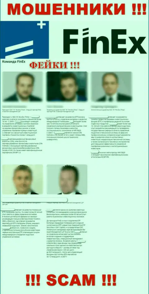 Чтобы миновать наказания, интернет-мошенники FinEx Investment Management LLP опубликовали неправдивые имена и фамилии своих непосредственных руководителей