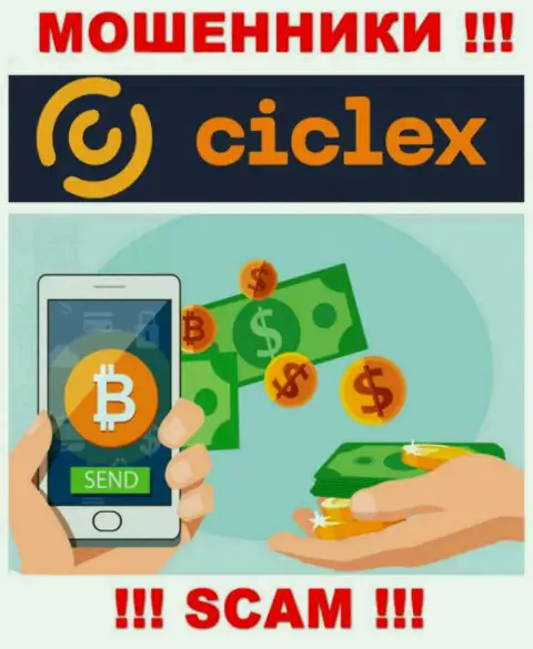 Ciclex не вызывает доверия, Криптообменник - это то, чем промышляют указанные интернет-мошенники