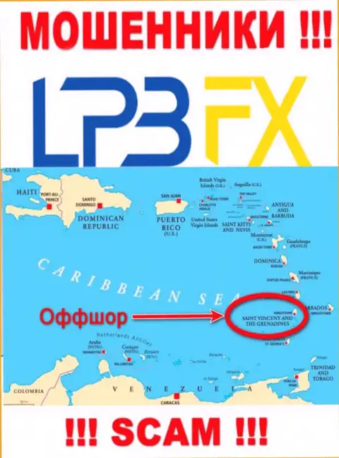 LPB FX беспрепятственно лишают средств, потому что пустили корни на территории - Saint Vincent and the Grenadines