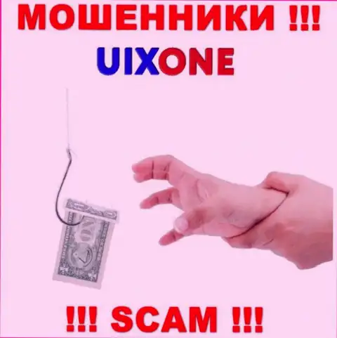 Весьма опасно соглашаться сотрудничать с internet шулерами Uix One, прикарманят денежные средства