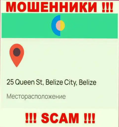 На web-сервисе Вай О Зэй размещен адрес регистрации конторы - 25 Queen St, Belize City, Belize, это офшорная зона, осторожно !!!
