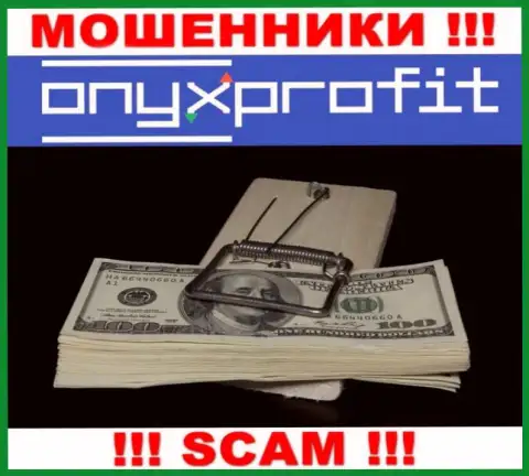 Работая совместно с организацией OnyxProfit вы не увидите ни копеечки - не вводите дополнительные денежные средства