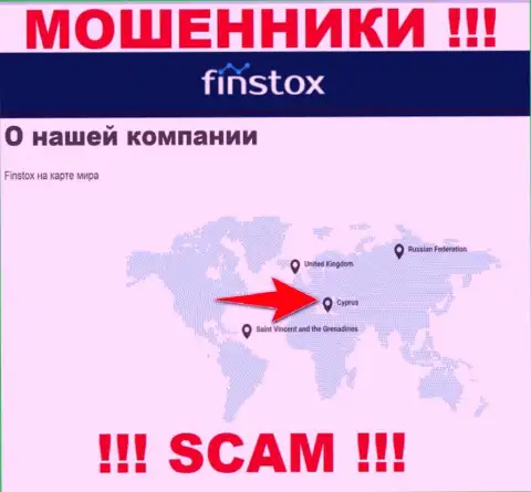 Finstox это мошенники, их адрес регистрации на территории Cyprus