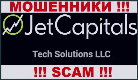 Компания Jet Capitals находится под управлением организации Tech Solutions LLC