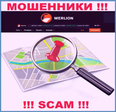 Где именно раскинули сети internet-мошенники Merlion Ltd Com неизвестно - адрес регистрации старательно скрыт
