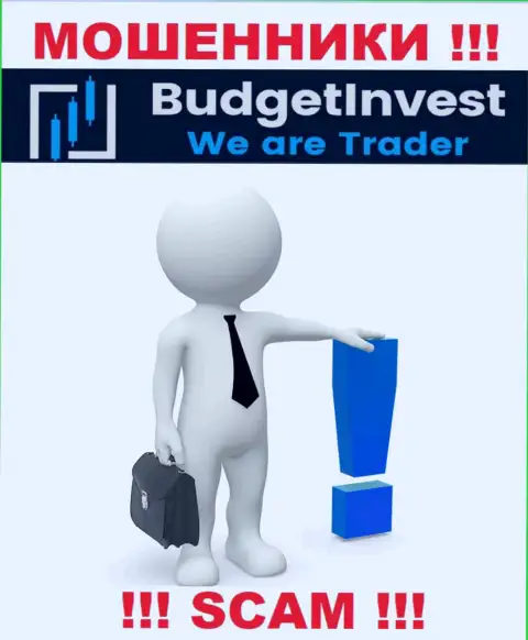Budget Invest - это интернет-мошенники !!! Не говорят, кто конкретно ими руководит
