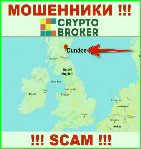 Crypto Broker свободно надувают, ведь пустили корни на территории - Dundee, Scotland