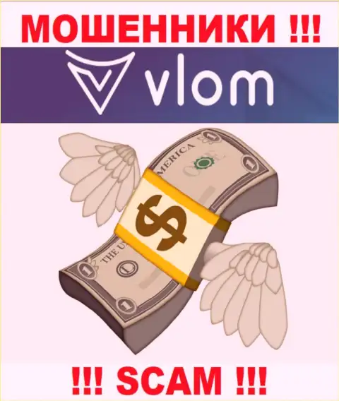 Дилинговая организация Vlom промышляет лишь на ввод депозитов, с ними Вы абсолютно ничего не сумеете заработать