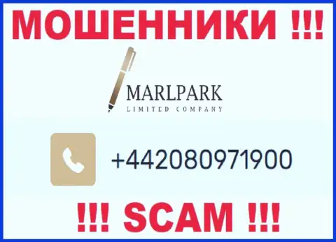 Вам стали звонить мошенники MarlparkLtd с разных номеров телефона ? Посылайте их подальше