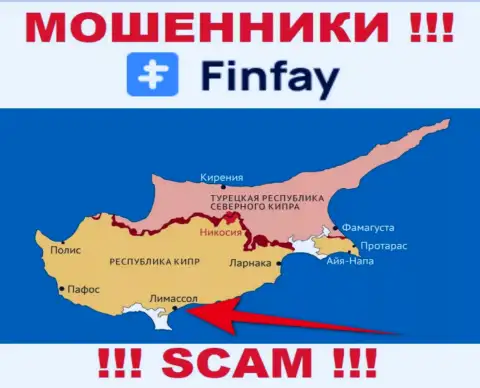 Находясь в офшорной зоне, на территории Кипр, ФинФай спокойно грабят клиентов