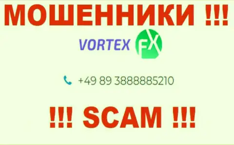 Вам начали звонить internet-мошенники Vortex FX с разных телефонных номеров ??? Отсылайте их как можно дальше