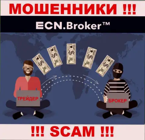Не сотрудничайте с брокерской конторой ECNBroker - не окажитесь очередной жертвой их махинаций