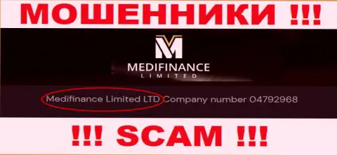 Medi Finance Limited будто бы владеет контора МедиФинансЛимитед Лтд