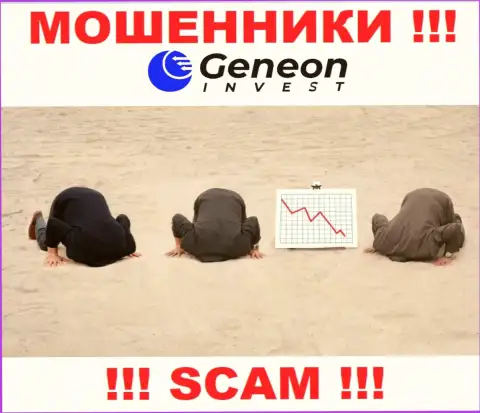 У компании GeneonInvest Co отсутствует регулятор - это АФЕРИСТЫ !!!