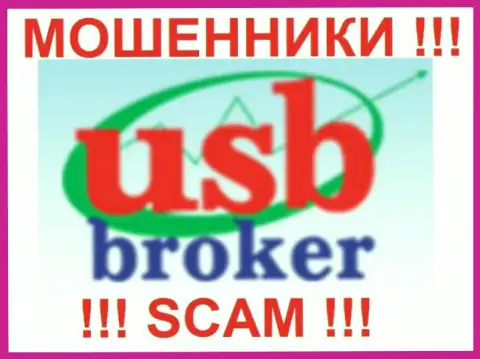Логотип лохотронной форекс брокерской организации Usbbroker